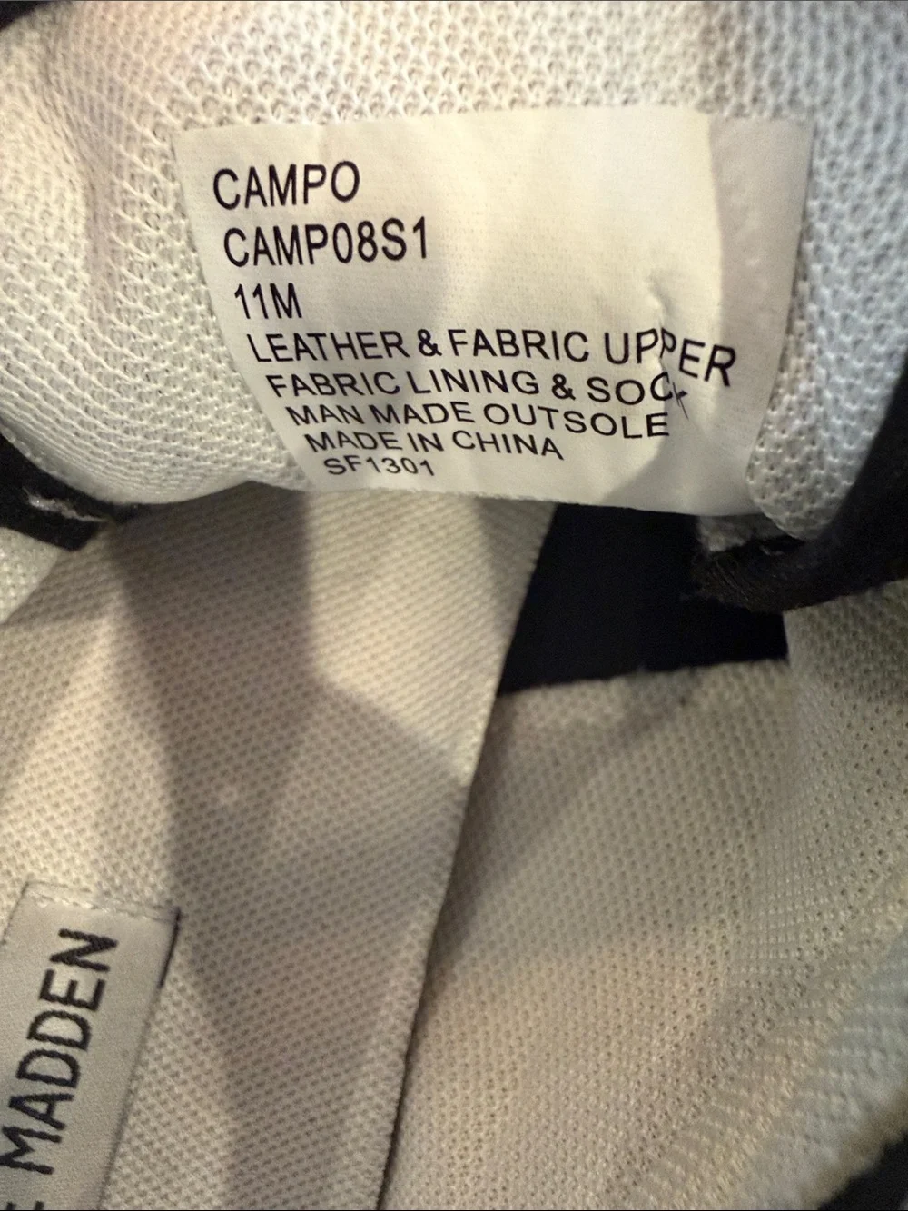 Steve Madden Black and White Retro  Sneakers